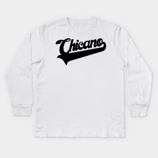 Chicano 60s Mexican American Pride Movement Kids Long Sleeve T-Shirt